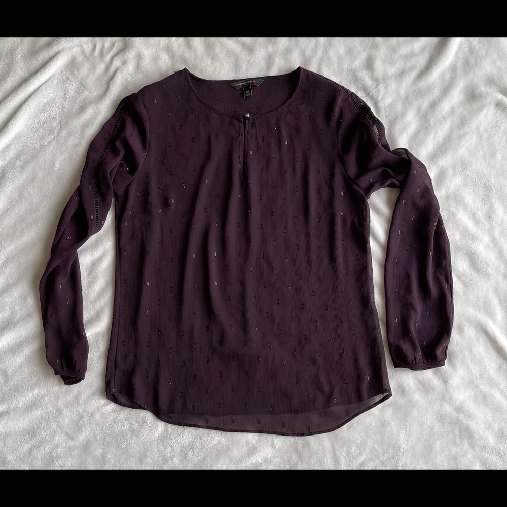 Deep plum extra small Banana Republic shirt